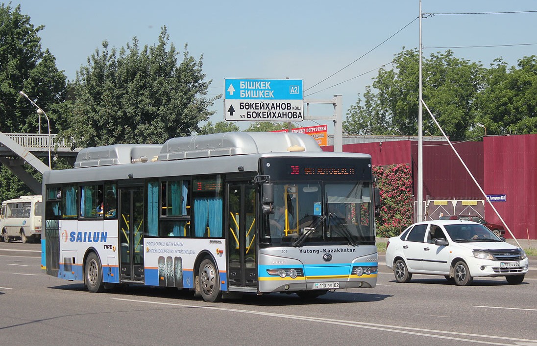 Алматы, Yutong ZK6118HGA № 505