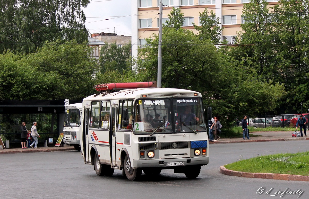 Томская область, ПАЗ-32054 № Х 307 ЕН 142