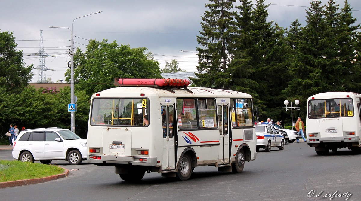 Томская область, ПАЗ-32054 № Х 307 ЕН 142