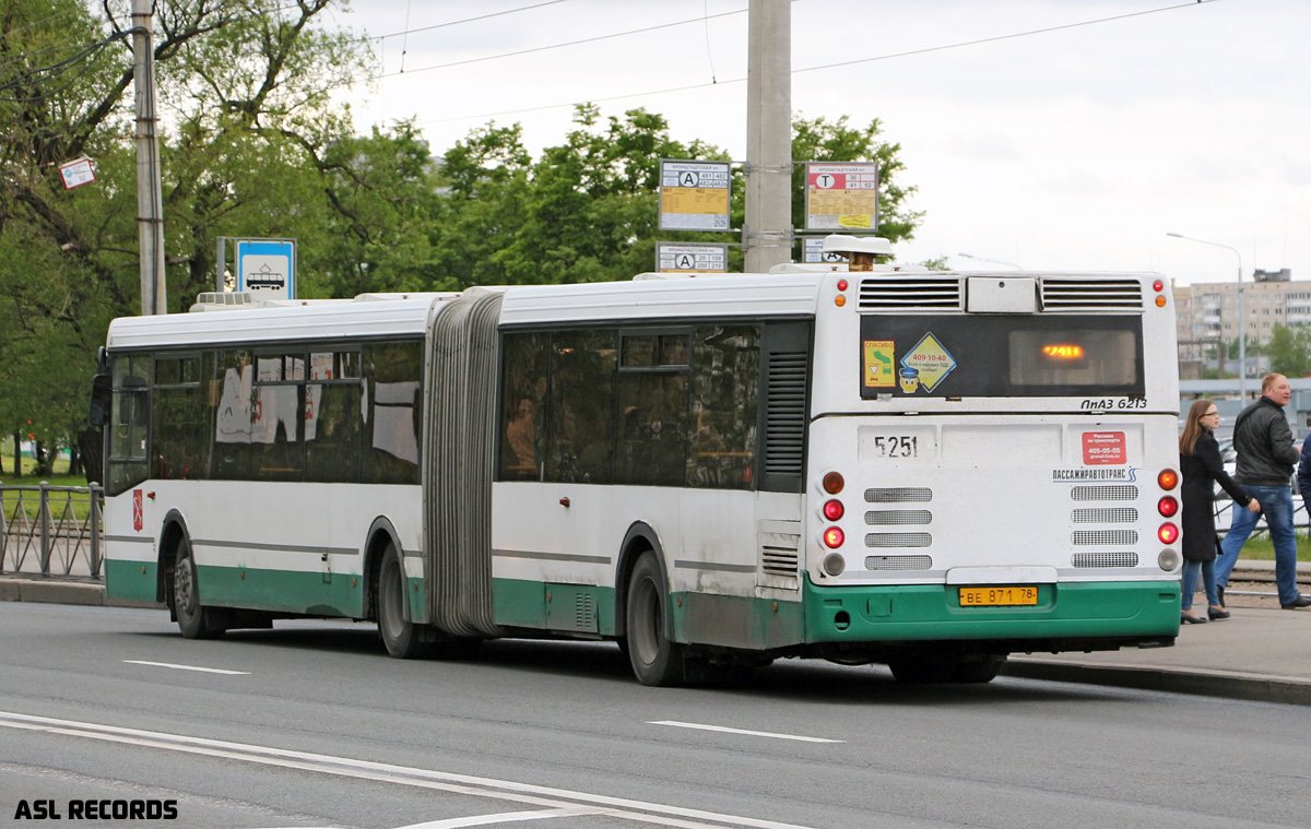 Санкт-Петербург, ЛиАЗ-6213.20 № 5251