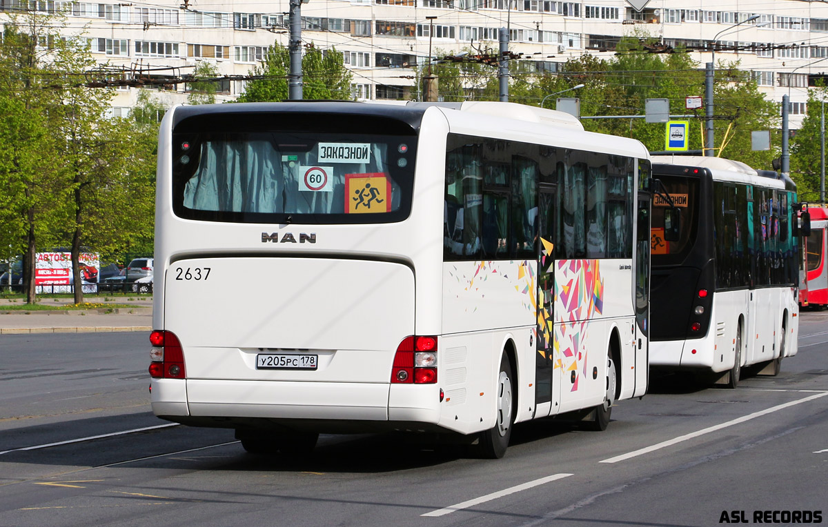 Saint Petersburg, MAN R60 Lion's Intercity ÜL290 # 2637