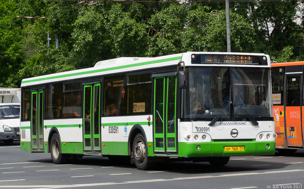 Moskau, LiAZ-5292.22 (2-2-2) Nr. 030591