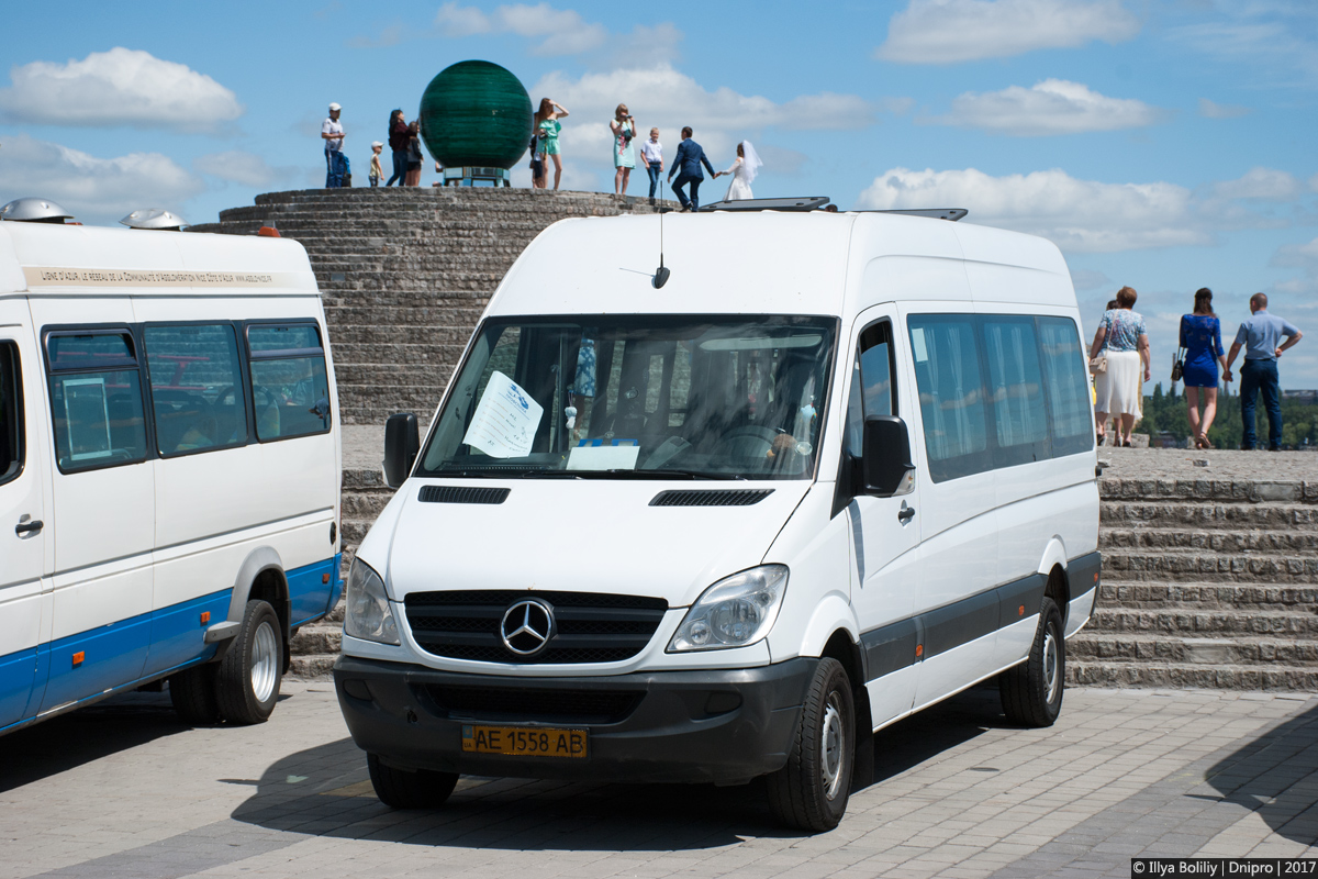 Днепропетровская область, Mercedes-Benz Sprinter W906 316CDI № AE 1558 AB; Днепропетровская область — Выставка достижений общественного транспорта — 10.06.2017