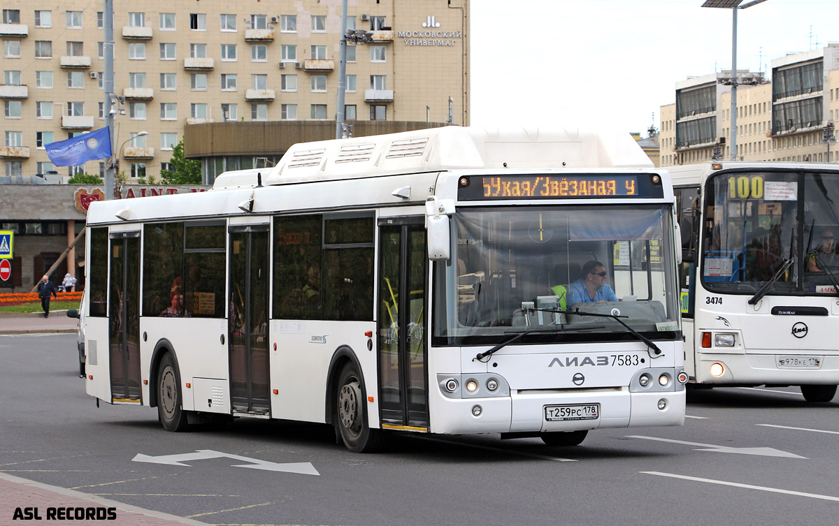 Санкт-Петербург, ЛиАЗ-5292.71 № 7583