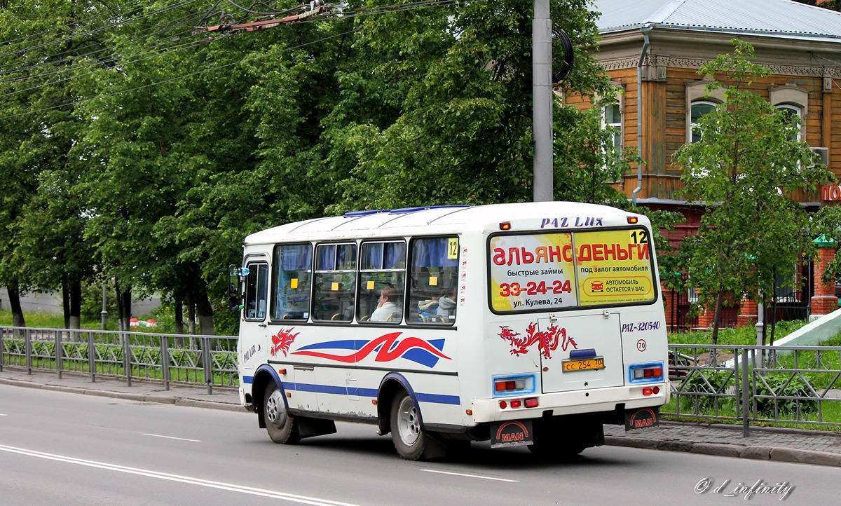 Томская область, ПАЗ-32054 № СС 254 70