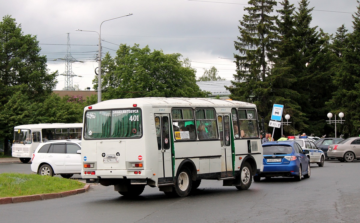 Томская область, ПАЗ-3205-110 № С 829 ЕС 70