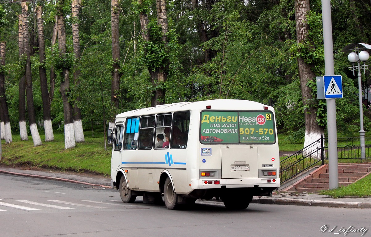 Томская область, ПАЗ-32054 № К 410 КР 70