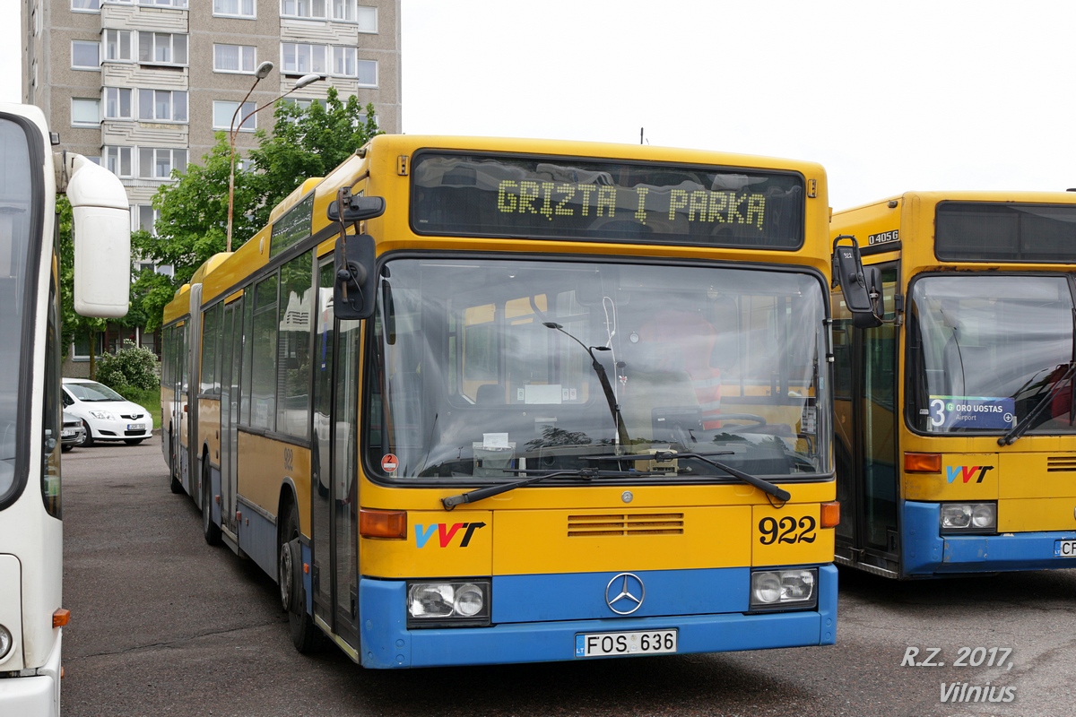 Литва, Mercedes-Benz O405GN2 CNG № 922