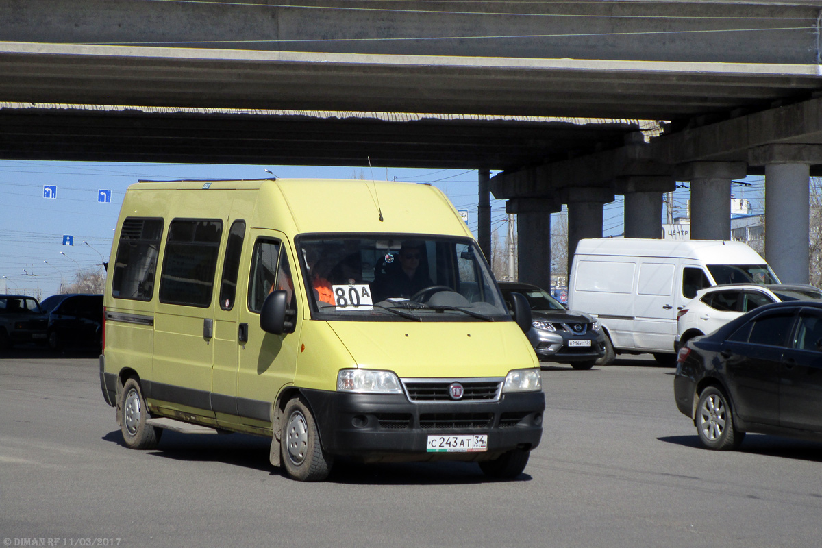 Волгоградская область, FIAT Ducato 244 CSMMC, -RT № С 243 АТ 34