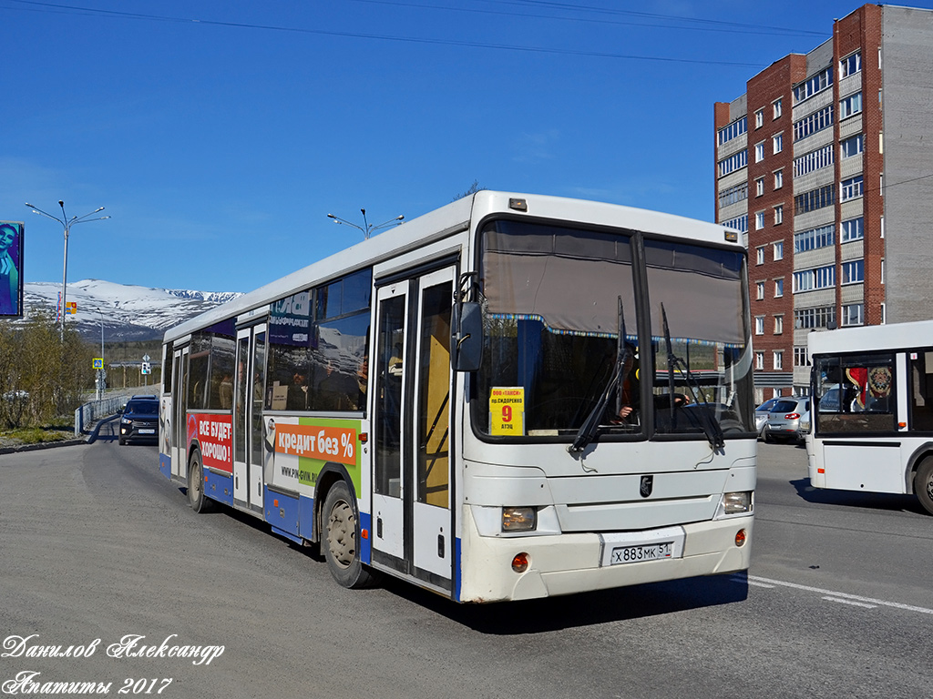 Murmansk region, NefAZ-5299-20-15 № Х 883 МК 51