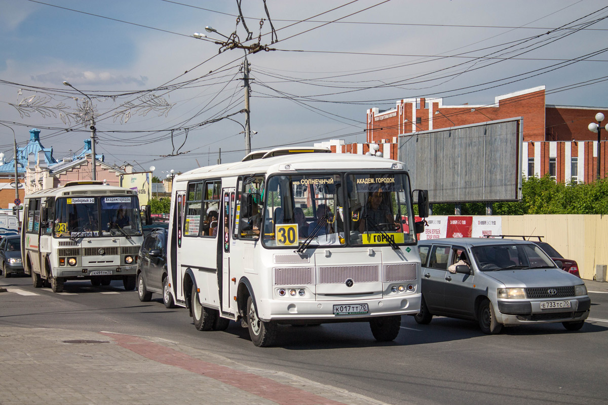 Томская область, ПАЗ-32054 № К 017 ТТ 70