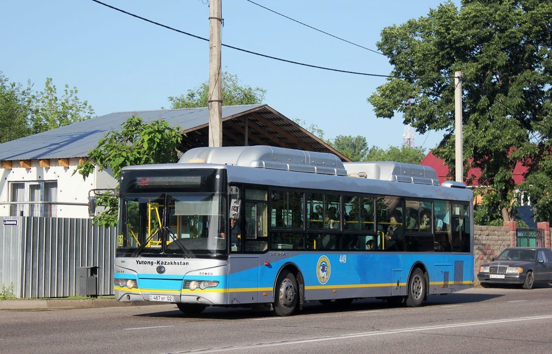 Алматы, Yutong ZK6118HGA № 449