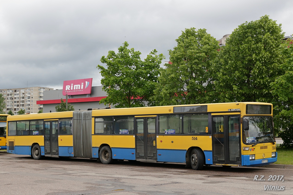 Литва, Mercedes-Benz O405GN № 514