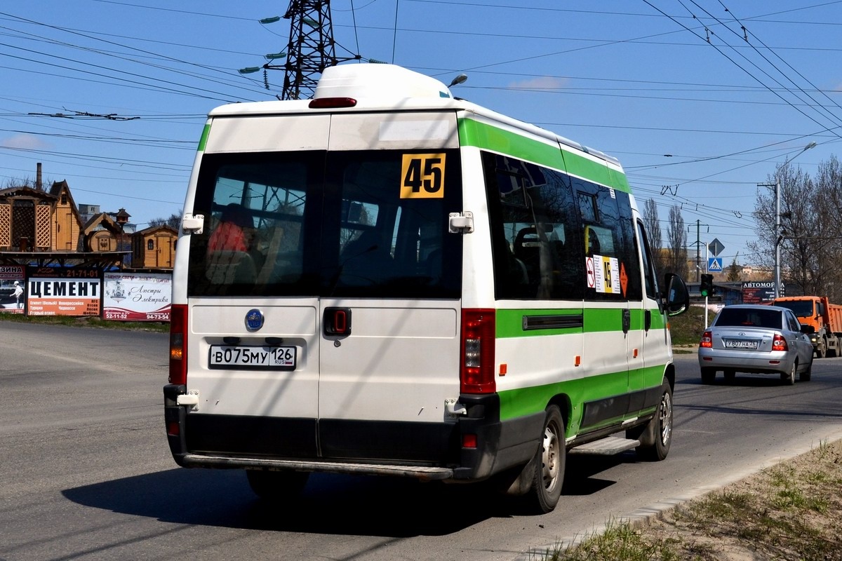 Ставропольский край, FIAT Ducato 244 CSMMC-RLL, -RTL № В 075 МУ 126