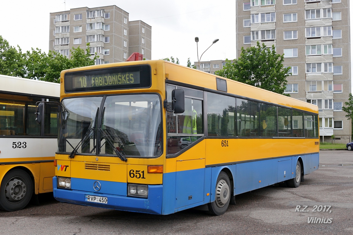 Литва, Mercedes-Benz O405 № 651