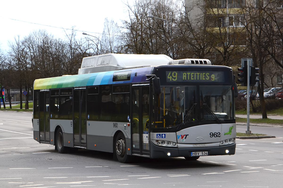 Литва, Solaris Urbino III 12 CNG № 962