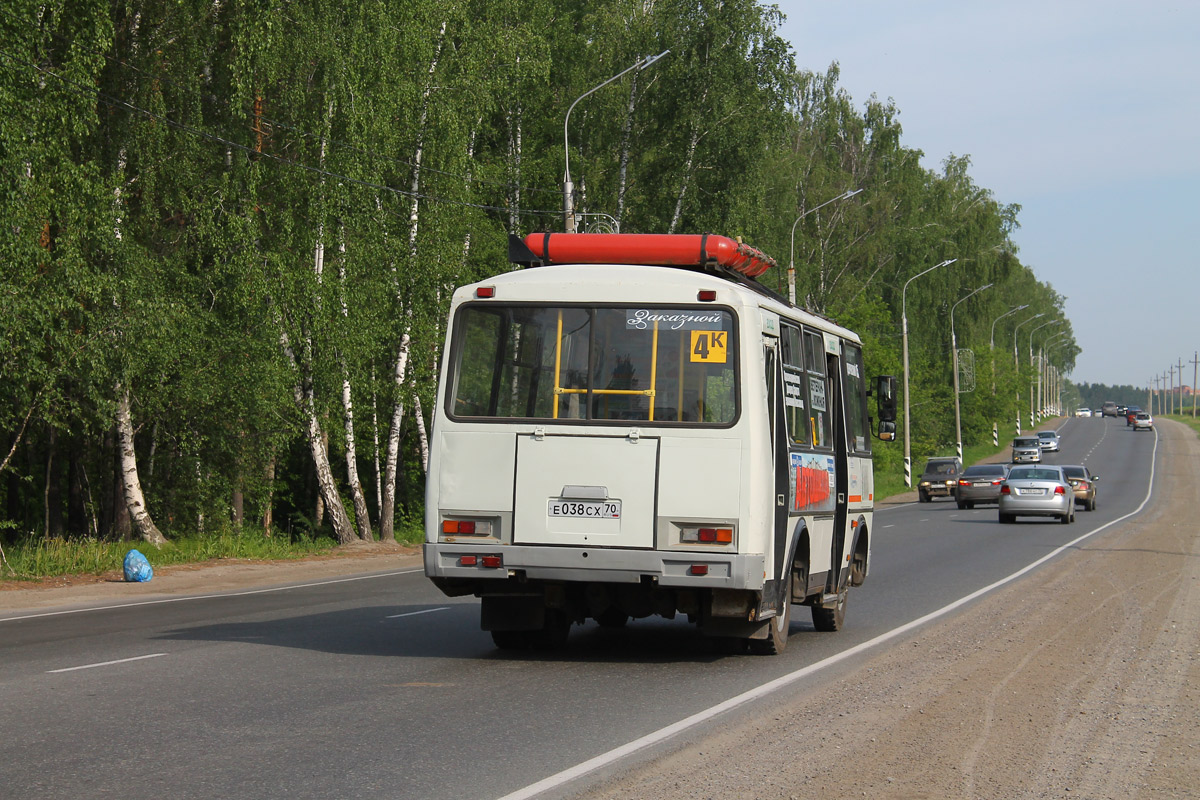 Томская область, ПАЗ-32054 № Е 038 СХ 70