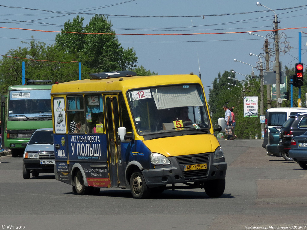 Днепропетровская область, БАЗ-22154 "Дельфин" № AE 1155 AA