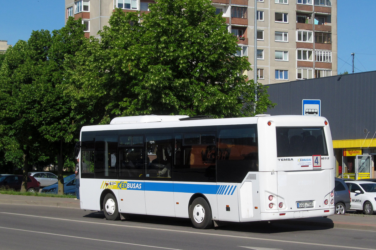 Литва, TEMSA MD9 LE № 81