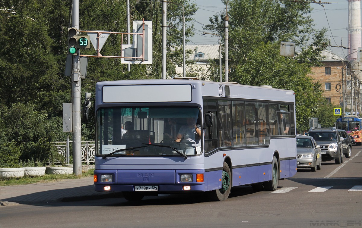 Красноярский край, MAN A10 NL262 № У 718 ЕК 124