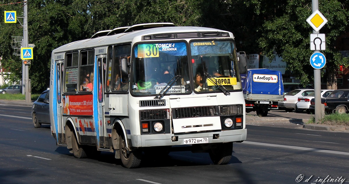 Томская область, ПАЗ-32051-110 № В 972 ВМ 70