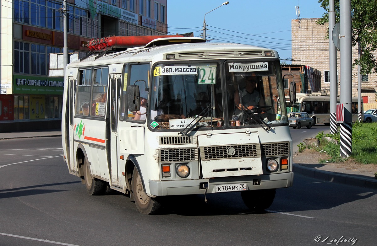 Томская область, ПАЗ-32054 № К 784 МК 70