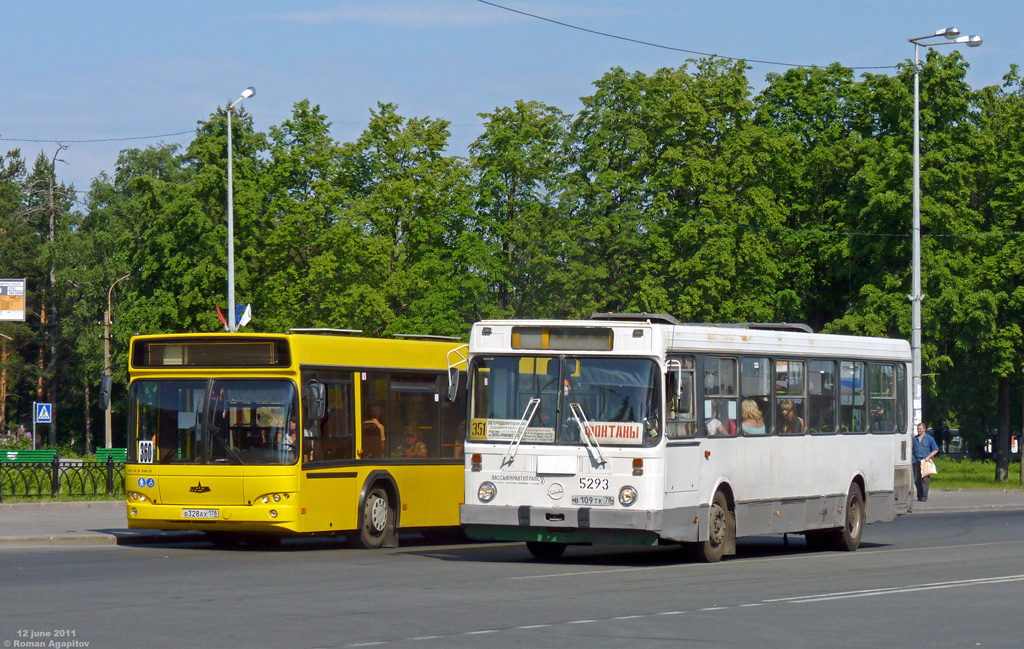 Санкт-Петербург, ЛиАЗ-5256.25 № 5293