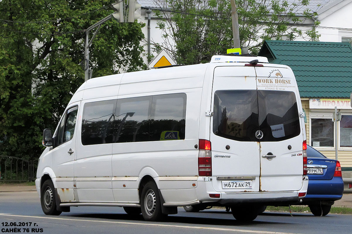 Архангельская область, Актрия 3515N (MB Sprinter) № М 672 АК 29