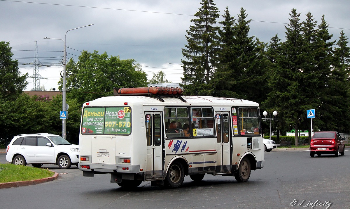 Томская область, ПАЗ-32054 № Е 495 УМ 70