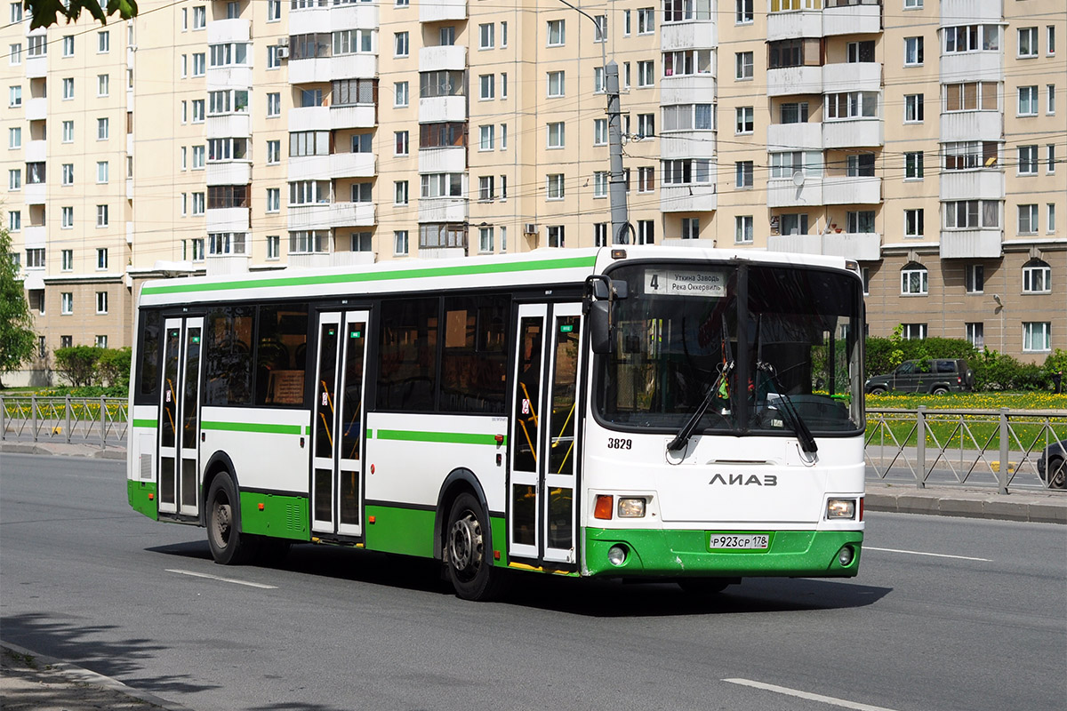 Санкт-Петербург, ЛиАЗ-5293.60 № 3829