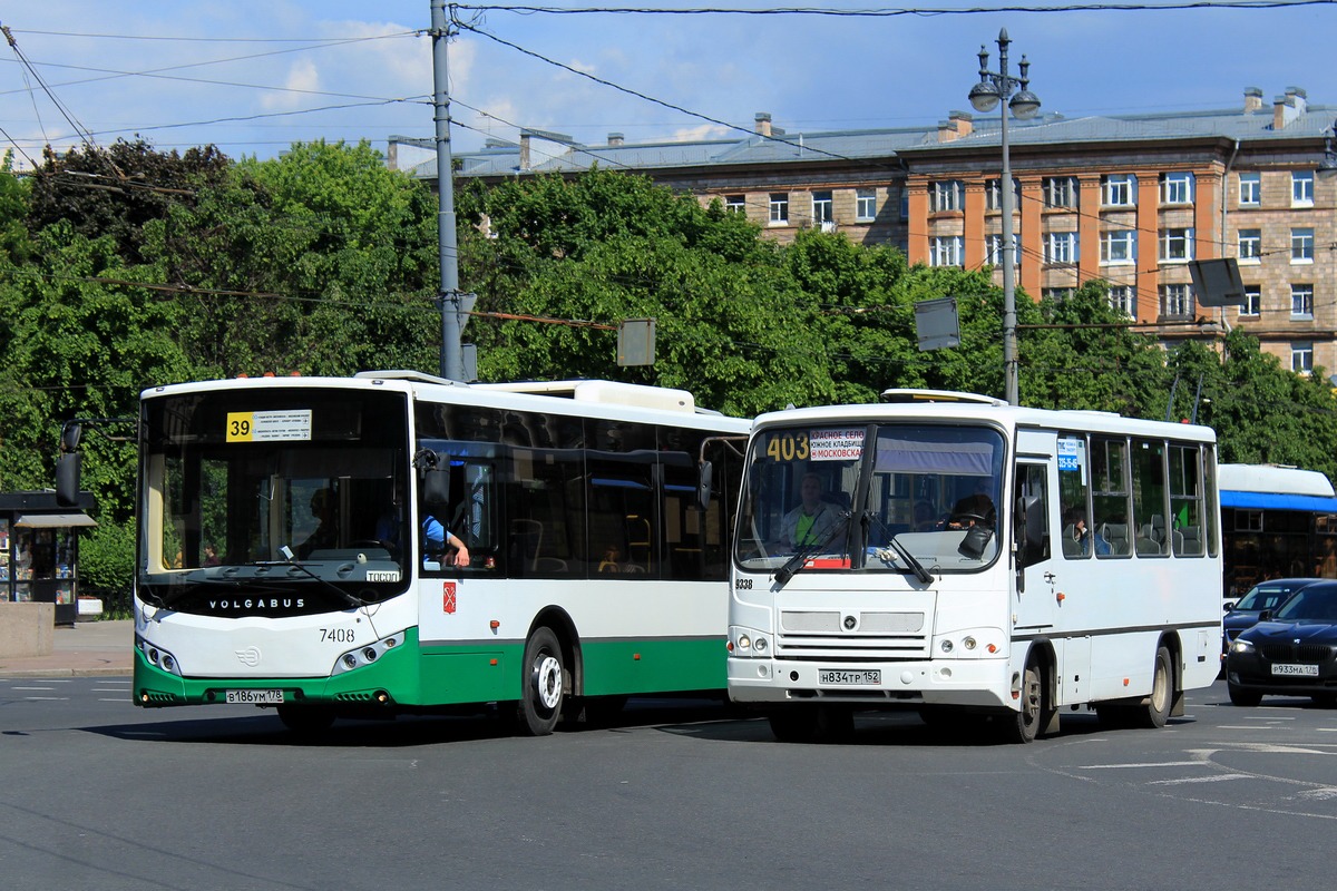 Санкт-Петербург, ПАЗ-320302-08 № 9338