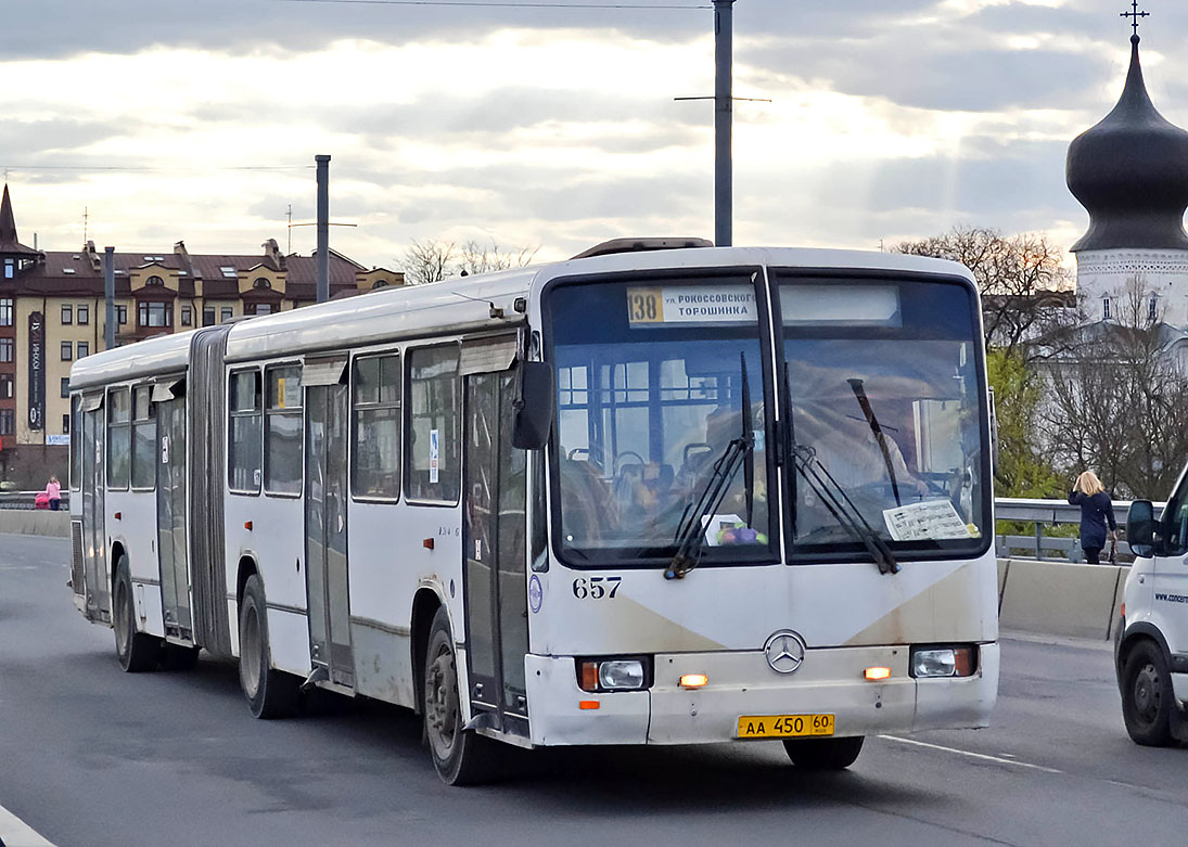 Псковская область, Mercedes-Benz O345G № 657