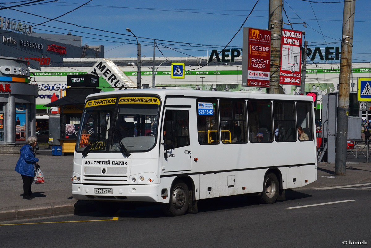 Санкт-Петербург, ПАЗ-320402-05 № К 283 ХА 82