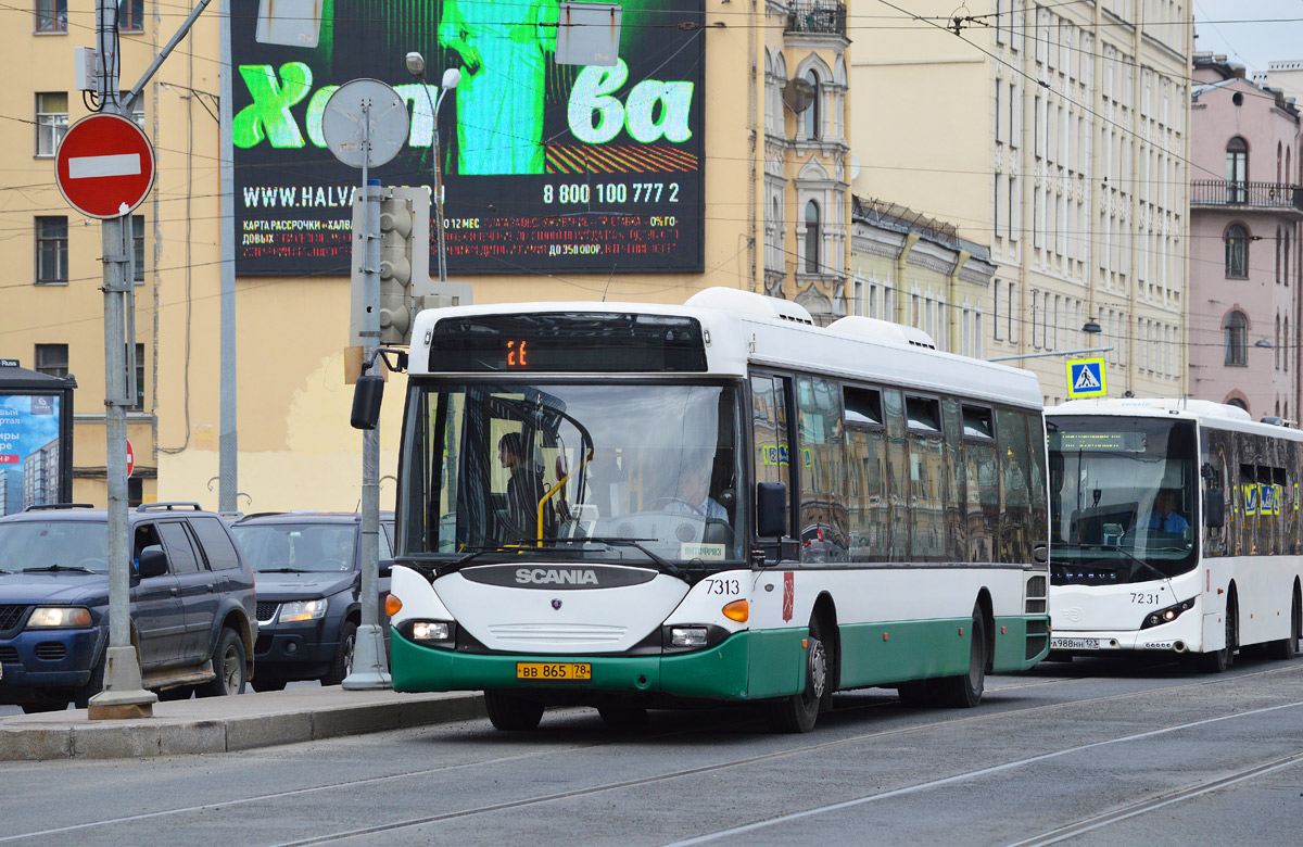 Szentpétervár, Scania OmniLink I (Scania-St.Petersburg) sz.: 7313