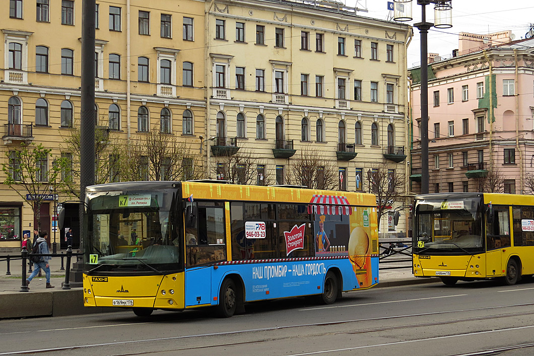 Санкт-Петербург, МАЗ-206.068 № В 169 МК 178