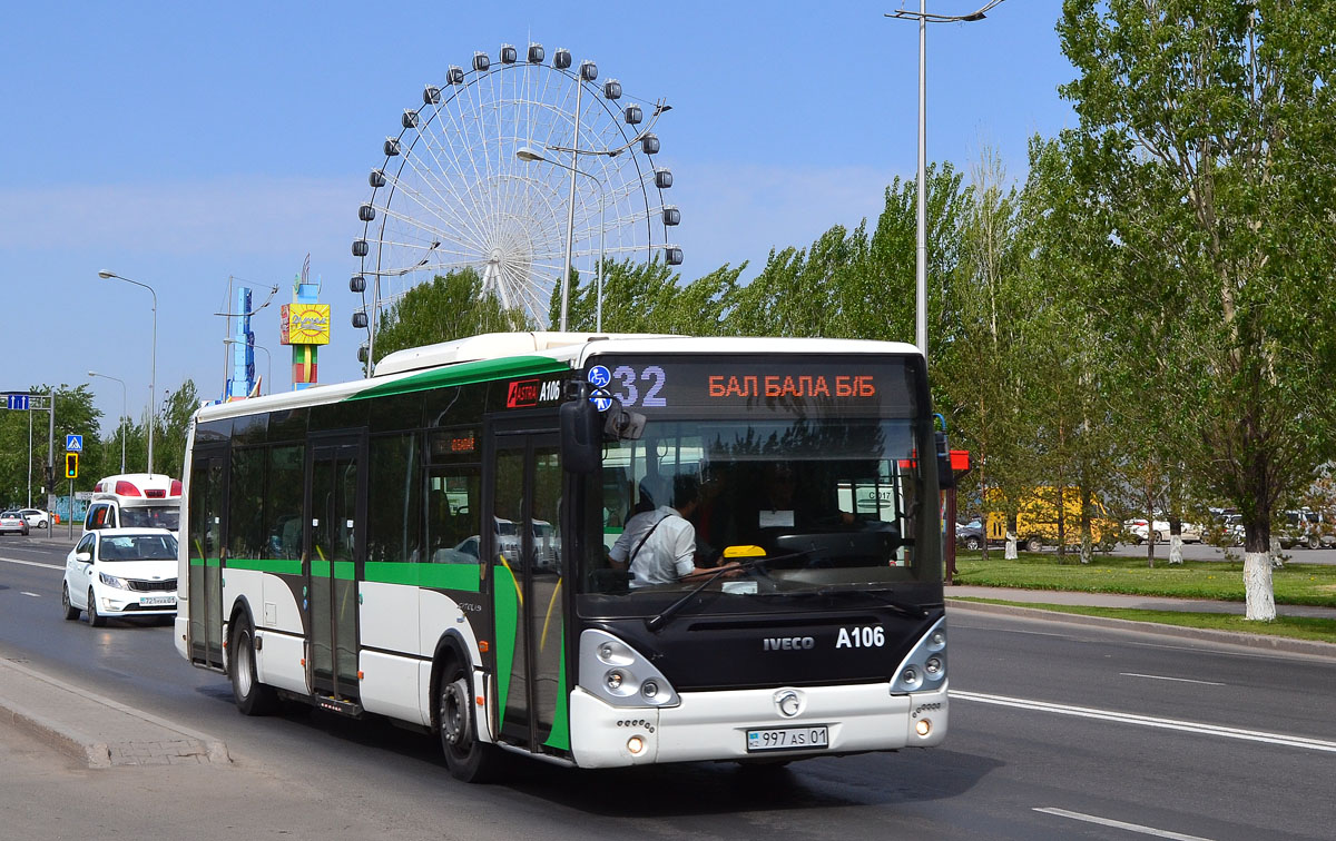 Астана, Irisbus Citelis 12M № A106