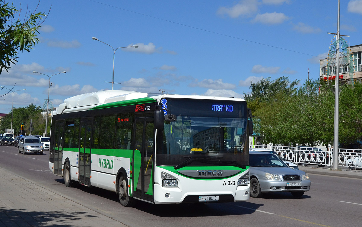 Астана, IVECO Urbanway 12M Hybrid (СарыаркаАвтоПром) № A323