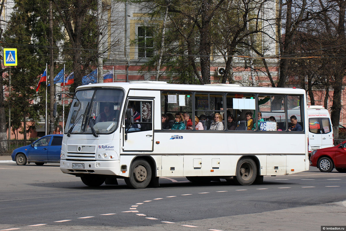 Ярославская область, ПАЗ-320402-05 № А 391 ВО 76