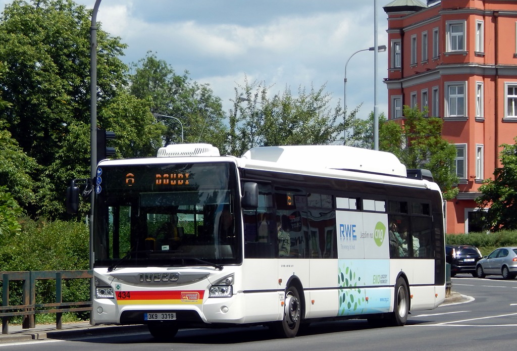 Csehország, IVECO Urbanway 12M CNG sz.: 434