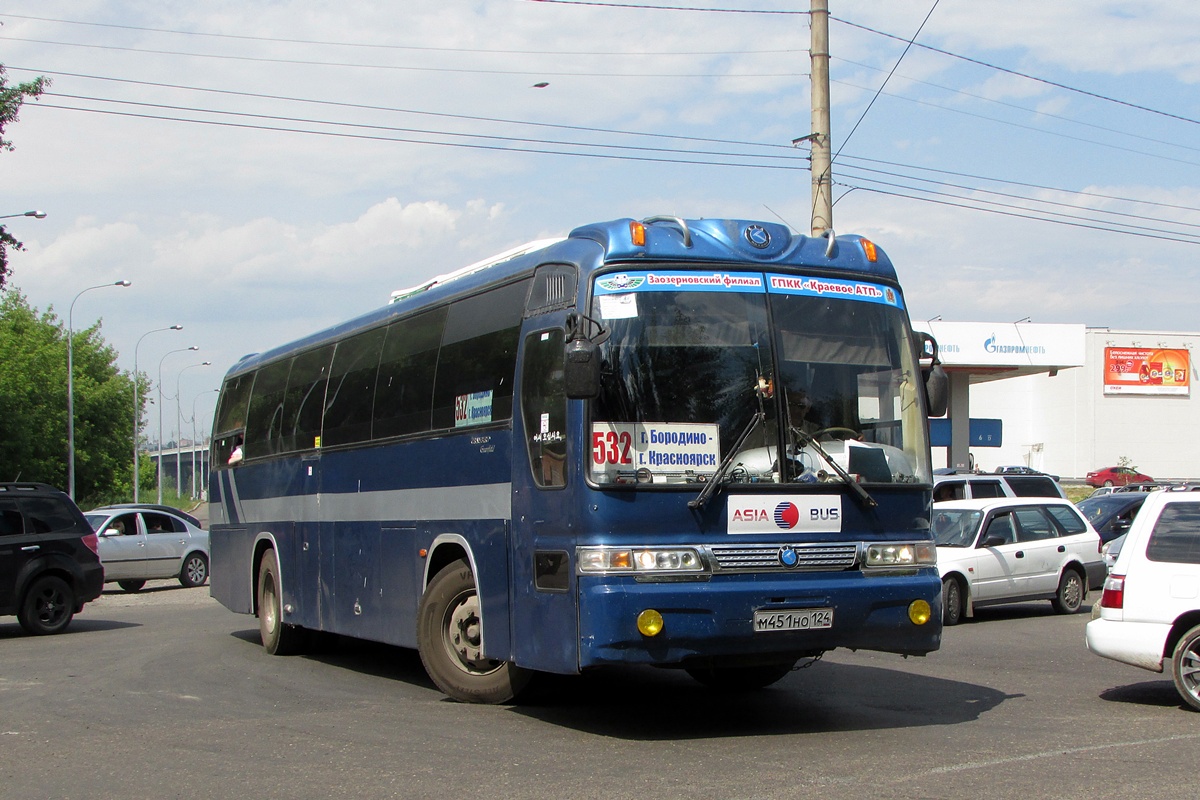 Красноярский край, Kia Granbird KM948 Greenfield № М 451 НО 124 — Фото —  Автобусный транспорт