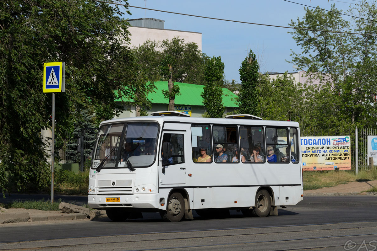 Волгоградская область, ПАЗ-320302-11 № 9811