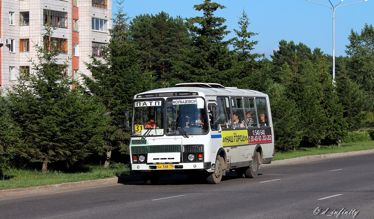 Томская область, ПАЗ-32054 № АА 548 70