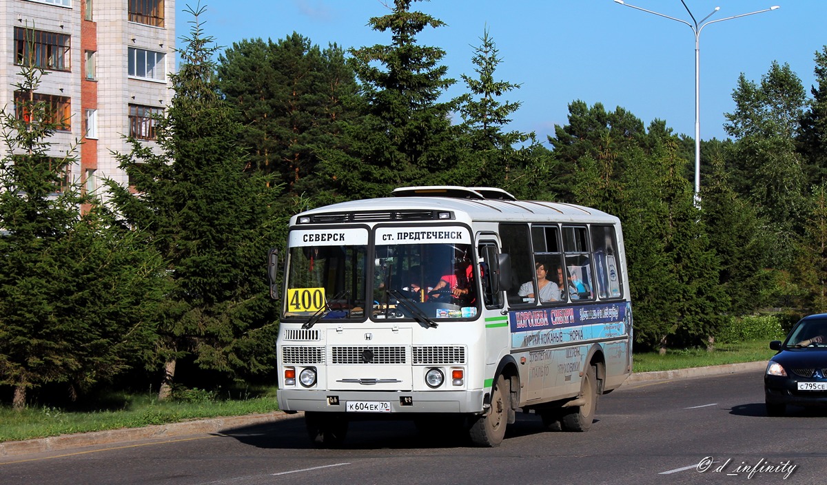 Томская область, ПАЗ-32054 № К 604 ЕК 70