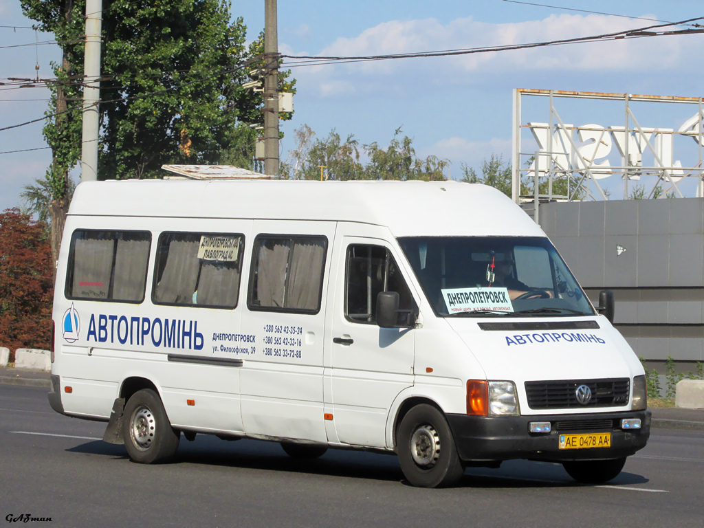 Днепропетровская область, Volkswagen LT35 № AE 0478 AA