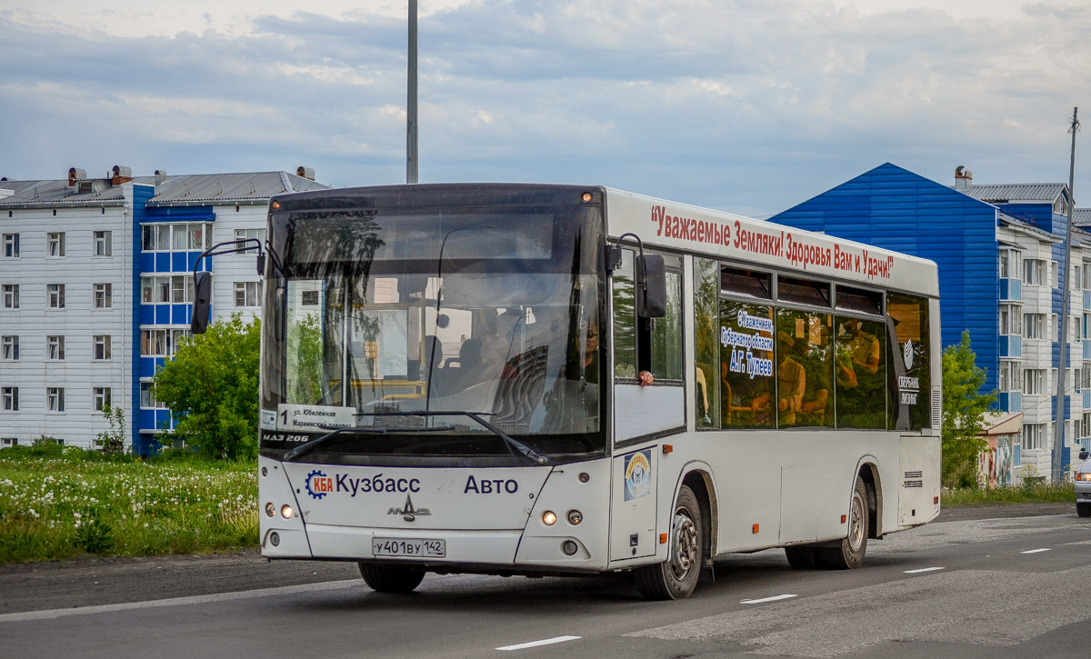 Kemerovo region - Kuzbass, MAZ-206.068 Nr. 54