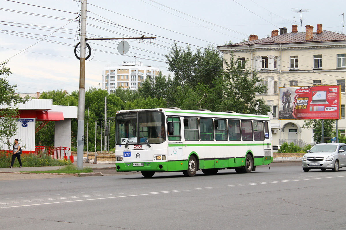 Omsk region, LiAZ-5256.45 # 577