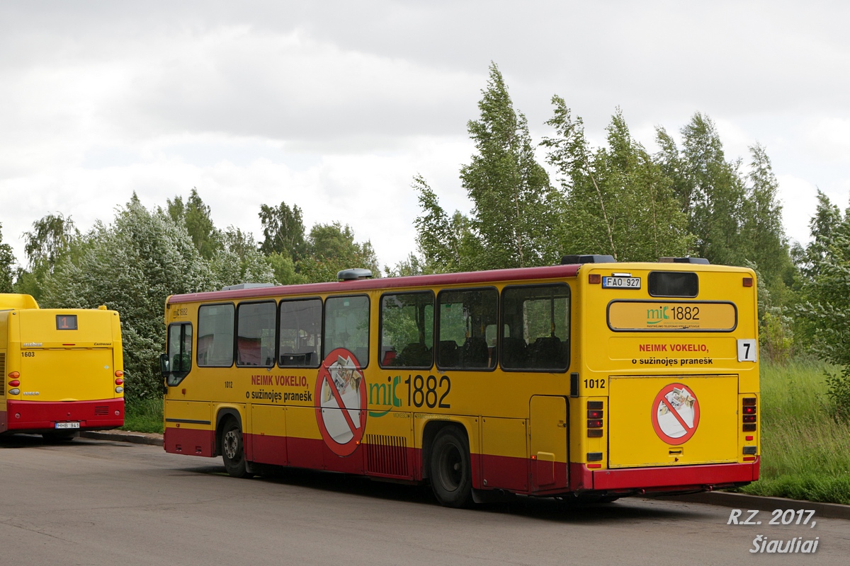 Литва, Scania CN113CLB № 1012