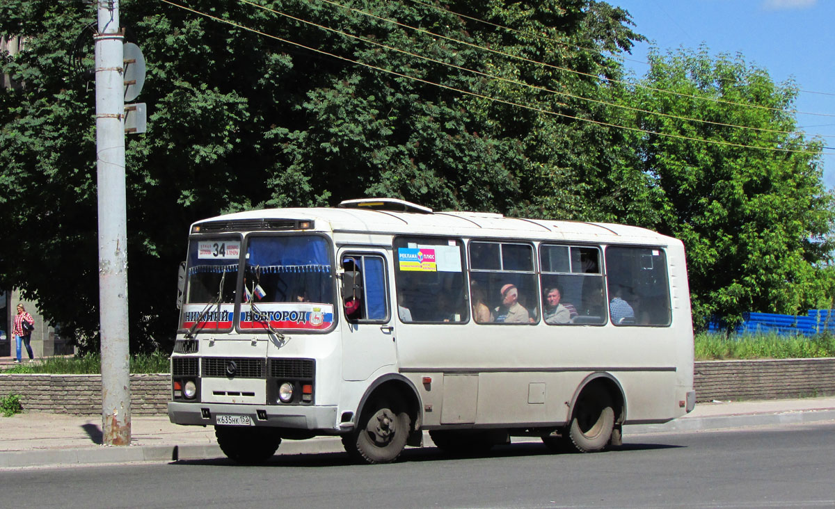 Нижегородская область, ПАЗ-32054 № К 635 НК 152