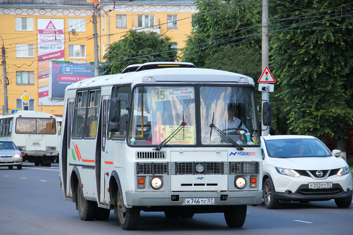 Орловская область, ПАЗ-32054 № К 746 ТС 57