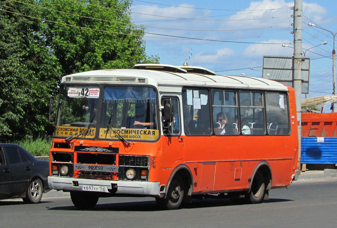 Nizhegorodskaya region, PAZ-32054 č. К 697 ХУ 152